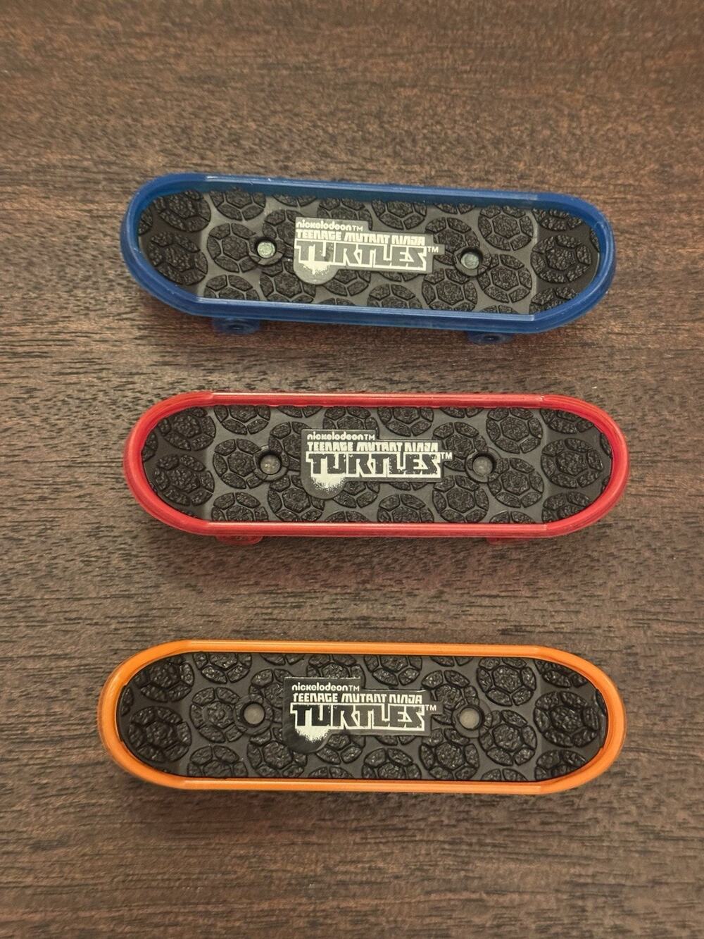 Teenage Mutant Ninja Turtles 3 Finger Skateboards TMNT 2013 McDonalds Happy Meal